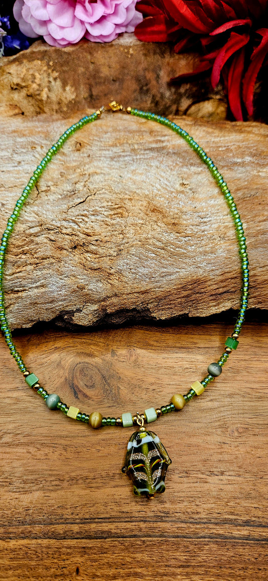 Necklace - Green Beauty