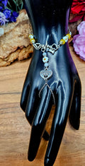 Hand Bracelet - Blue Angel