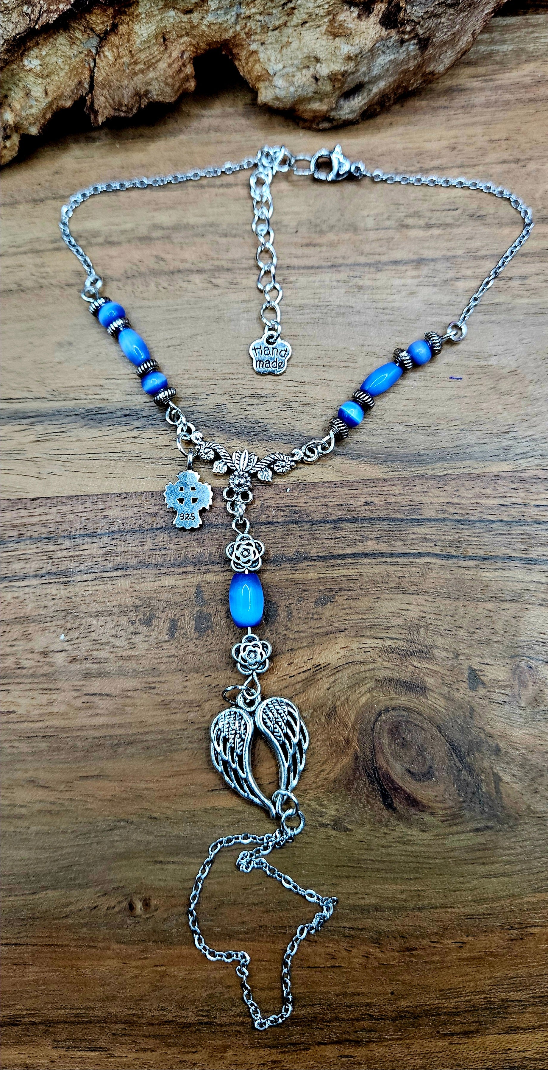 Hand Bracelet - Blue Angel