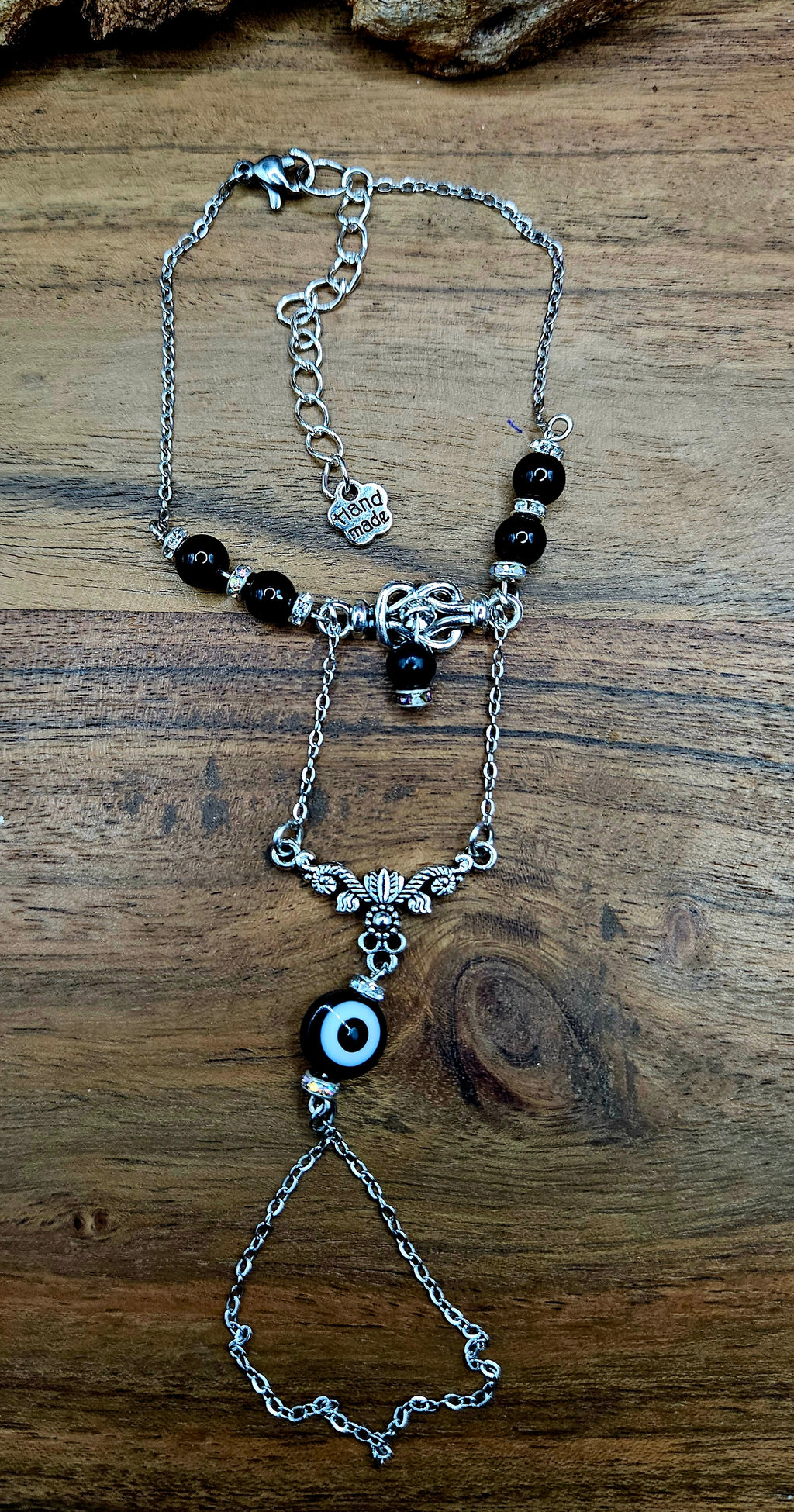 Hand Bracelet - Black Eye