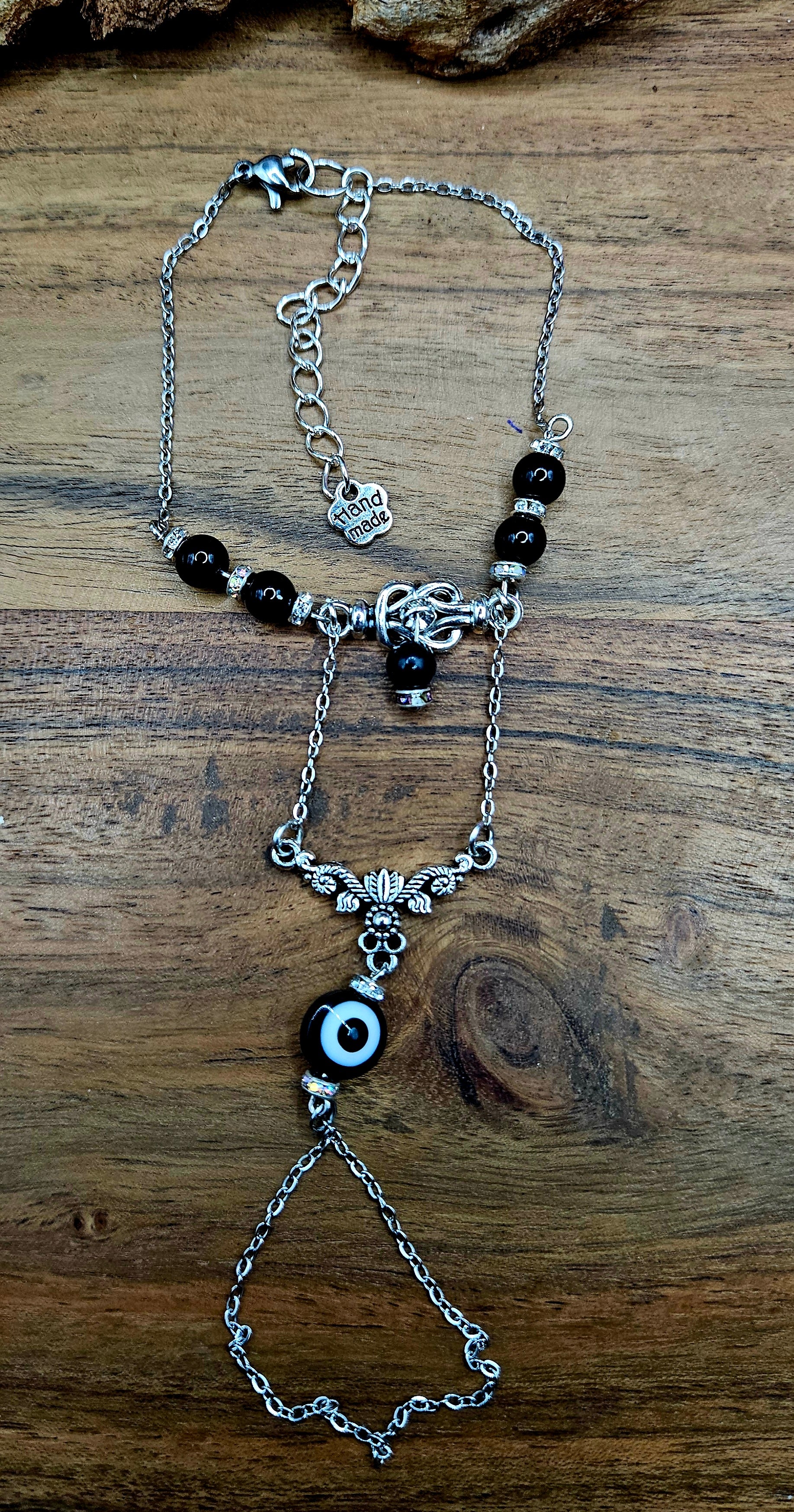 Hand Bracelet - Black Eye