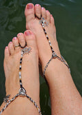 Foot Jewels - Noir Opulence