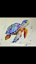 Art - Turquoise Turtle