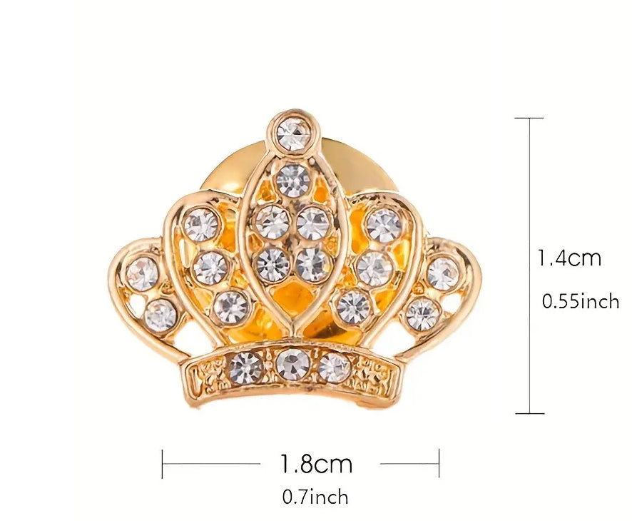Golden Crown - Brooch/Pin