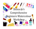 Comprehensive Beginners Watercolour Workshop (2 x 2.5HR SESSIONS)