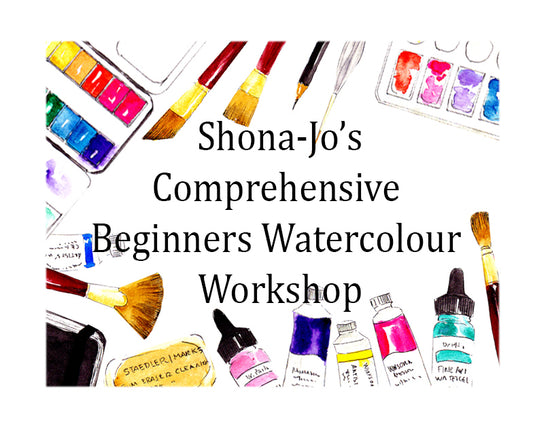 Comprehensive Beginners Watercolour Workshop (2 x 2.5HR SESSIONS)