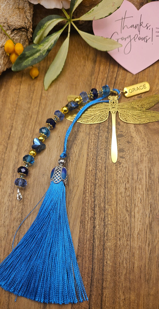 Bookmarks - DragonFly Azure Whisper