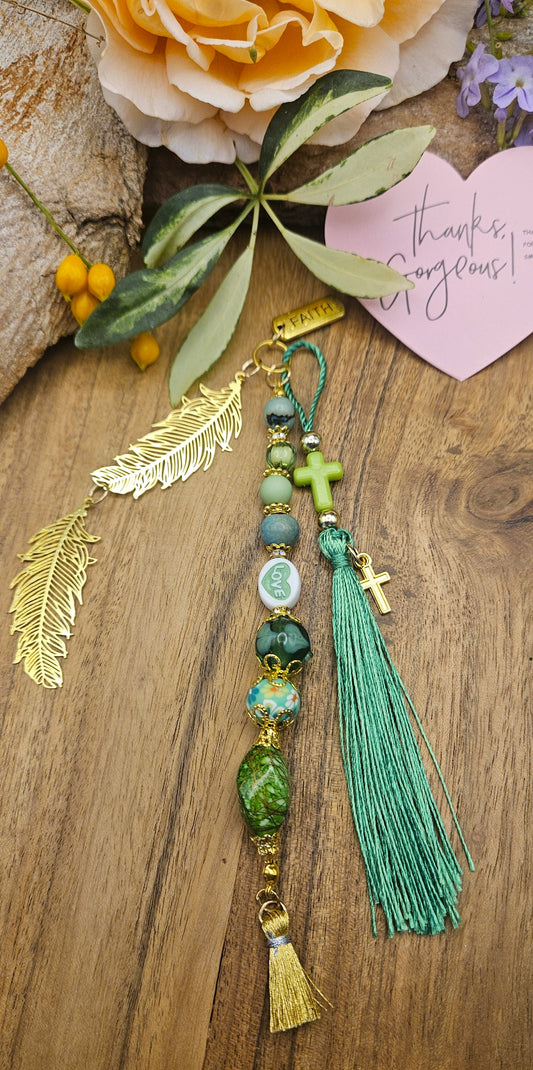 Bookmarks - Green Leaves